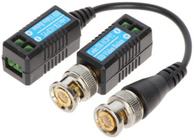 Transformator do przesyłania sygnału wideo po skrętce AHD, HD-CVI, HD-TVI, CVBS, 4K UHD TR-1CD*P2