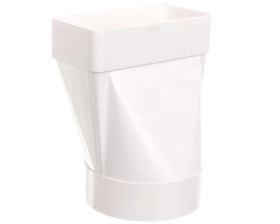 Łącznik przekrojów zmiennych 120x60mm biały 470