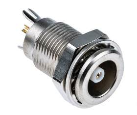 Złącze wielostykowe przemysłowe 1-pinowe, panelowe Gniazdo LEMO