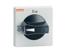 Pokrętło wystające czarne do GA...A, GA016-040 C i GA…D montaż nakrętką GAX63B