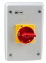 Przełącznik izolacyjny bez bezpiecznika 4-biegunowy 40 A 3-fazowy IP54