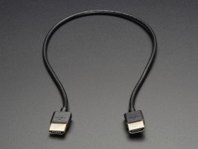 Adafruit Slim HDMI Cable - 450mm / 1.5 feet long