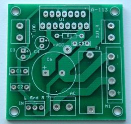 A-113pcb. Wzmacniacz stereo 2x25W z TDA7377