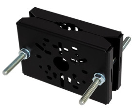 Stalowy uchwyt słupowy adapter do kamer kopułowych tubowych i obrotowych czarny GL-218-BK 19662