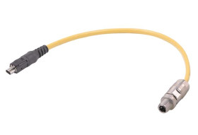 HARTING Kabel 2 długość 300 mm Rodzaj A Męski Męski Złącze B Złącze M12 2