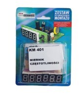 KM401 Mikroprocesorowy miernik częstotliwości (Kompletny zestaw)
