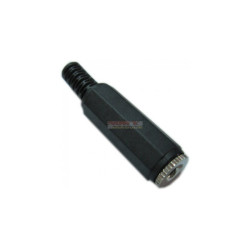Gniazdo JACK 3,5mm st.(Kabel) plastik
