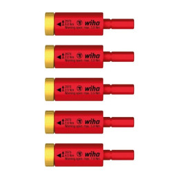 Wiha Zestaw 5 adapterów dynamometrycznych EasyTorque Electric 0,8Nm 2Nm 2,5Nm 2,8Nm 4Nm blister 41479