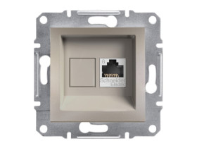 ASFORA Gniazdo komputerowe RJ45 kat.6 brąz EPH4700169 SCHNEIDER ELECTRIC