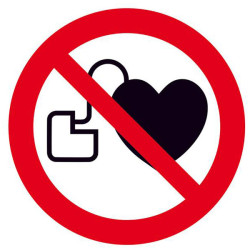 SafetyMarking 21.A6261 Prohibition Sign 100mm Self-Adhesive Diameter ISO 7010