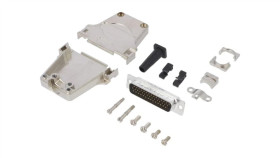 Dtzfrg-44Mhsl Złącze Męskie D-Sub Hd Proste Lutowanie Na Przewód Unc 4-40 Pin 44