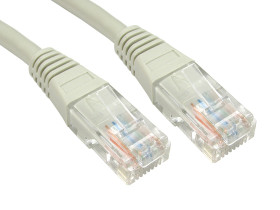 Kabel Ethernet Cat6 długość 2m Z zakończeniem RS PRO PVC l. żył: 8 średnica 5.5mm
