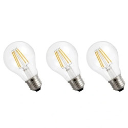 Żarówka LED E27 230V 7W 770lm GLS COG ciepła 3-pack