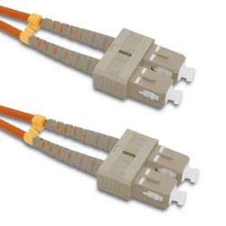 Qoltec Patchcord światłowodowy SC/UPC - SC/UPC Multimode 50/125 OM2 Duplex 5m