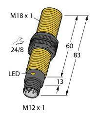 Czujnik pojemnościowy Turck 2503108 1 szt.