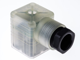 Złącze zaworu elektromagnetycznego A 2P+E 24 V AC/DC Żeński LED: Tak dławnica PG11 Hirschmann