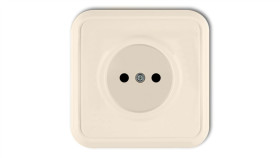 Liza Gniazdo Pojedyncze B/U Beżowy 1Gpt-1