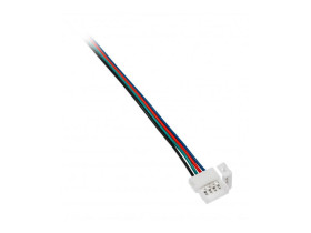 Złączka LED XC11 do taśmy RGB z przewodem 2m LD-ZTLRGB2M-4N GTV