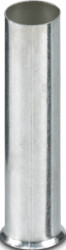 Uninsulated wire end ferrule, 25 mm², 25 mm long, DIN 46228-1, UL 486F-A, silver, 1090634