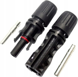 Złącze MC4 solarne 1500V fotowoltaiczne 32A IP68 komplet ( męskie-żeńskie) VCX 4-7mm stosowane w układach fotowoltaiki