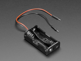 Adafruit 2 x AA Battery Holder with Premium Jumper Header Wires