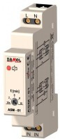 ASM01 Automat schodowy w obudowie na szynę 230V - Zamel (od 10s do 10min)