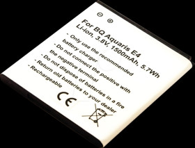 10316 Smartphone battery for BQ devices, Li-Ion, 1500 mAh