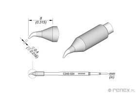 Grot C245034 do rączki JBC T245