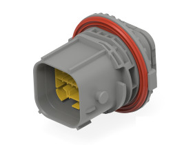 Złącze samochodowe 26-pinowe TE Connectivity 7-rzędowe DEUTSCH NTSEAL Montaż na kablu B 26POSHYBRIDPIN HSG ASSYSLDCOD B