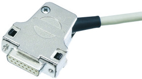 Osłona tylna D-Sub 25 -pinowe Metal Kąt Proste HARTING B