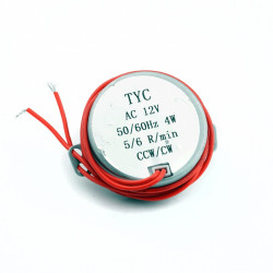 Silnik synchroniczny TYC-50 AC 12V 5/6RPM 50/60Hz 4W CW/CCW