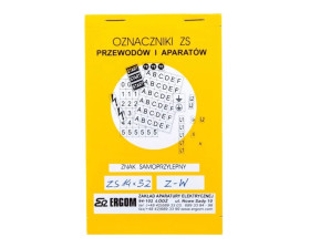 Znaki samoprzylepne ZS 14x32/Z-W E04ZP-02030108000