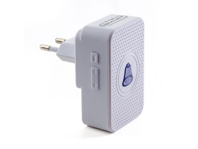 VT-5415 Dzwonek bezprzewodowy CHIME wtyczka EU biały 8445 V-TAC