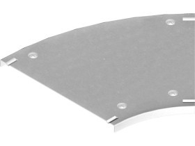 Pokrywa kolanka 45st PZKKMPJ100 grubość blachy 1,0mm 101814 BAKS