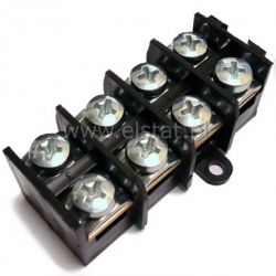 Listwa zaciskowa 4-torowa 10mm2/400V; bakelitowa