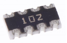 Drabinka rezystorowa 1kΩ, 4 x, 0.25W 1206 (3216M) Bourns