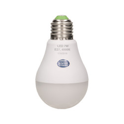 SAHIL LED 7W A60. żarówka z mikrofalowym czujnikiem ruchu. 600lm. 4000K. E27 OR-SW-6106LM4