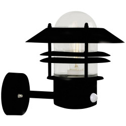 Nordlux 25031003 Blokhus Outdoor Wall Light Upward Shade Sensor Black