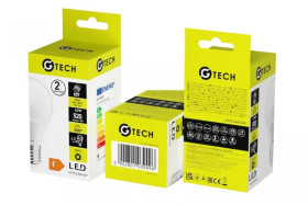 Żarówka LED E27 A60 6W 520lm 3000K AC220-240V 200st. G-Tech GT-PC2A60-6W