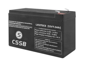 Akumulator żelowy 12V 7,2Ah; CSSB