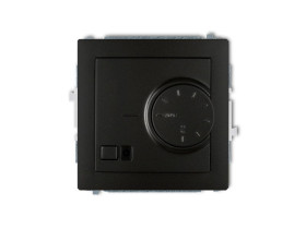 DECO Regulator temperatury z czujnikiem podpodłogowym czarny mat 12DRT-1 KARLIK