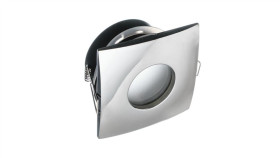 Oprawa Omikron Kwadrat Hermetyczna Chrom Stop Aluminium I Cynku