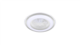 Plafoniera Led Zonda Silver 48W Z Wentylatorem Ml8503 Milagro