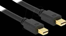 83474 Mini DisplayPort plug/plug 1.5 m cable, black