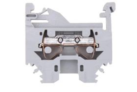 Złączka szynowa 2-przewodowa 4mm2 szara 281-101