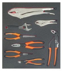 Zestaw narzędzi Bahco Konserwacja Obcinaki, Szczypce, Klucz