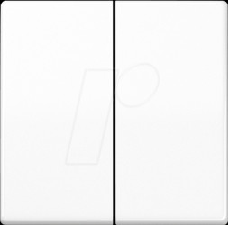 AS 591-5 BF WW Wippe Serienschalter, Serie AS, alpinweiß