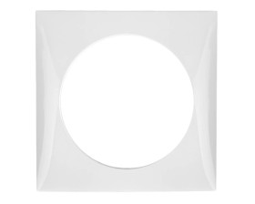 Integro Flow Ramka pojedyncza śnieżnobiała połysk 918272509