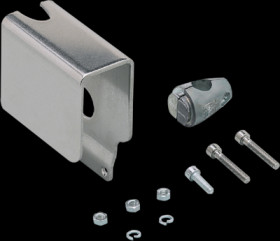 Mounting kit, with device protection, round profile, Ø 14 mm for optoelectronic sensors, E20791