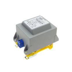 Transformator sieciowy zalewany 400V/24V - 1,25A TSZS30/033M, na szynę